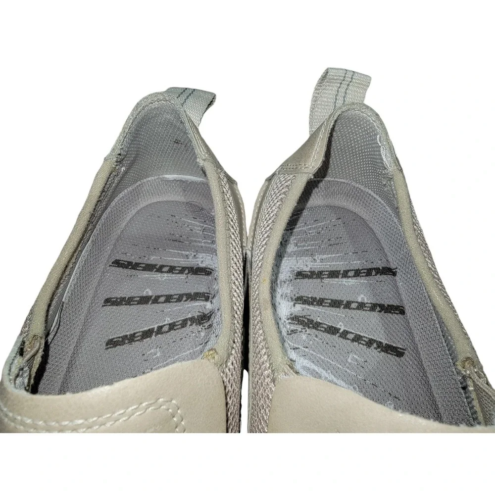 Skechers Men's Tan Leather Outdoor Boat Deck Fishing Slip On Shoes Size 13